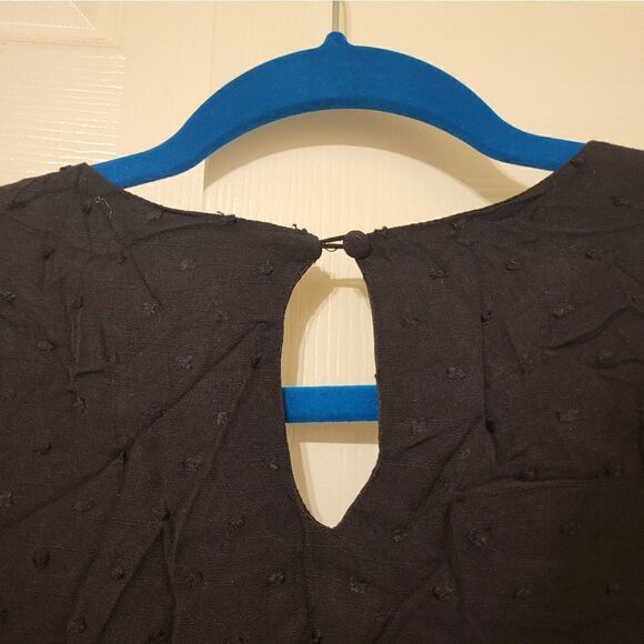 Blue Rain long-sleeved black mini dress - Picture 8 of 8